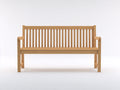 Gartenbank 180 x 60 x 90 cm - Massivholz - Naturholzfarbe - klassische Sitzbank für Garten und Terrasse